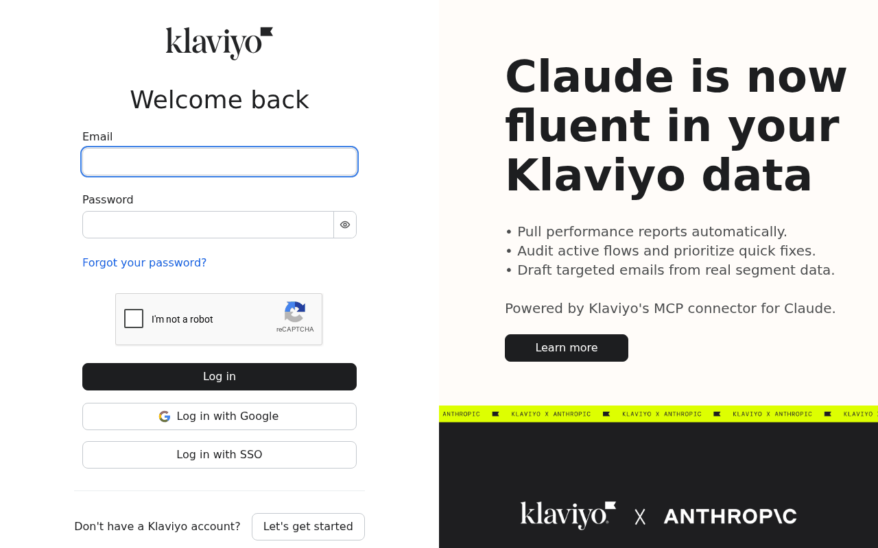 Klaviyo integrations directory showing hundreds of connected apps