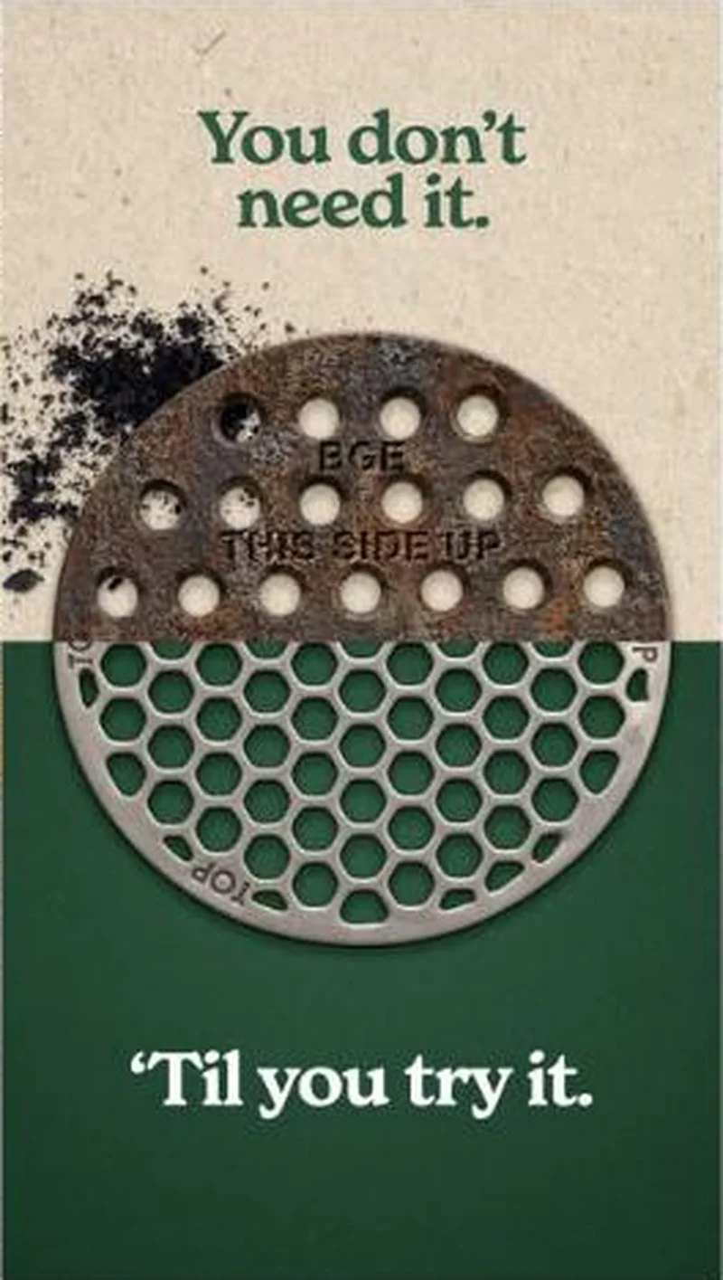 Big Green Egg ad creative