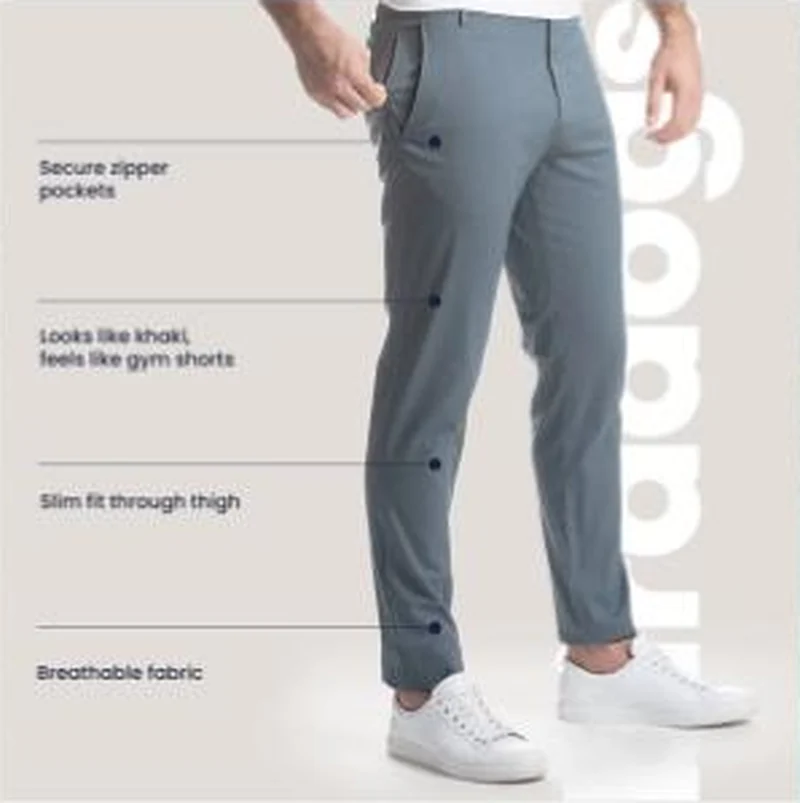 Khaki Pants You Actually Want to Wear, white studio diagram