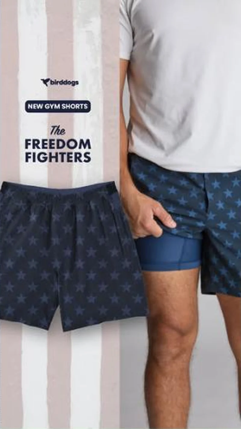 The FREEDOM FIGHTERS, flag stripe wall