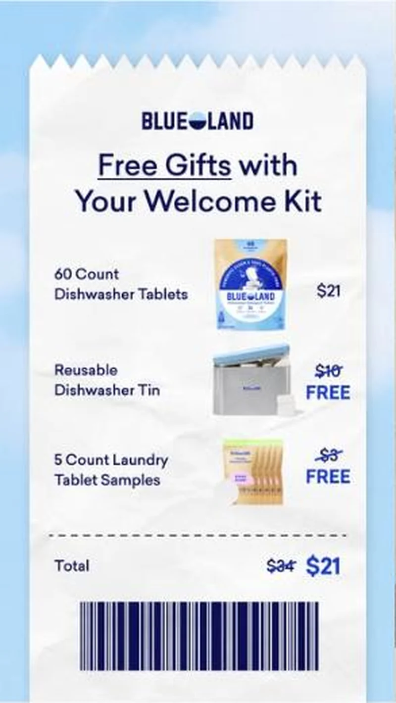 Blueland ad creative