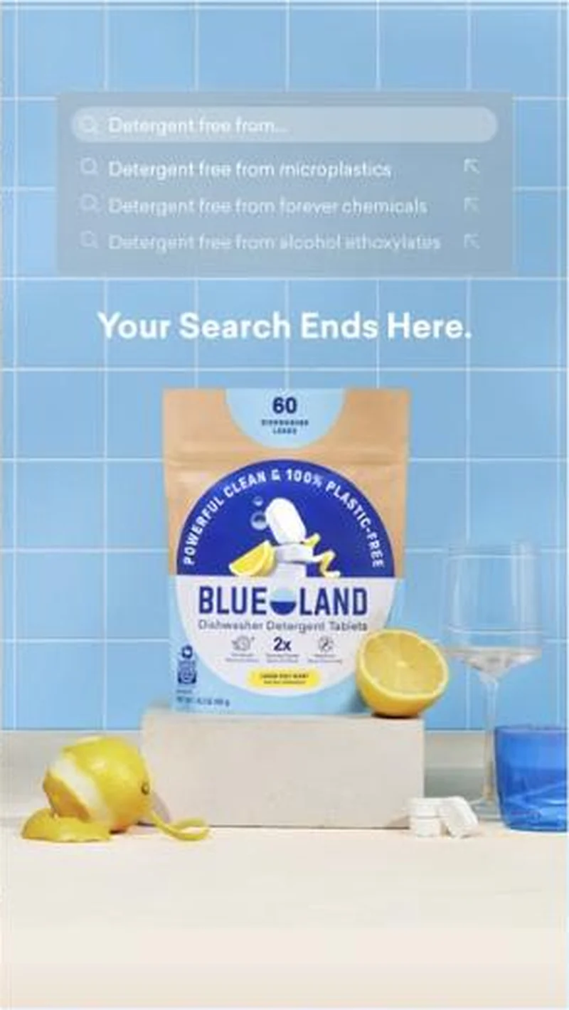 Blueland ad creative