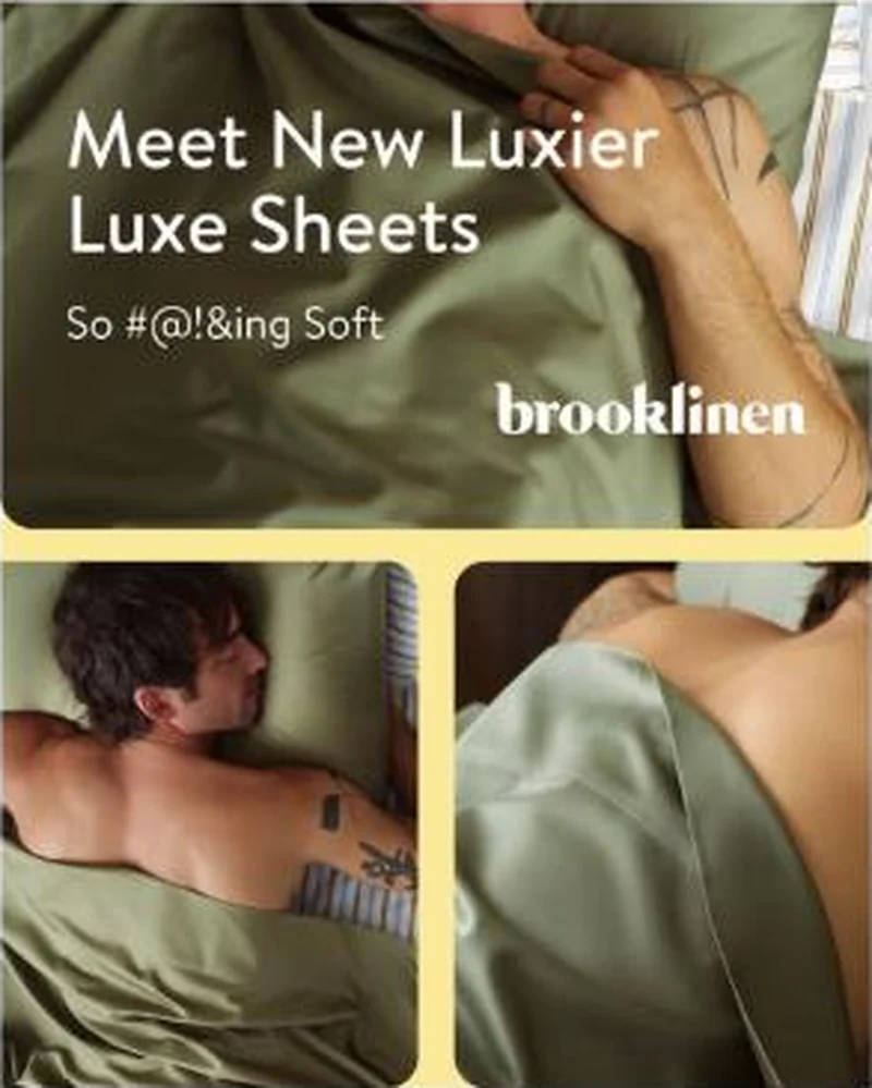 Brooklinen ad creative