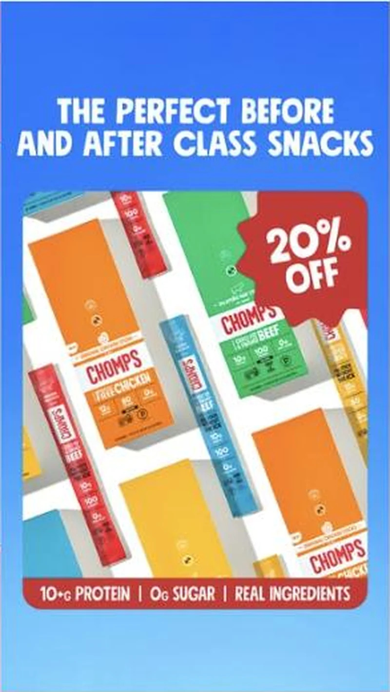 THE PERFECT BEFORE AND AFTER CLASS SNACKS, loose carton collage