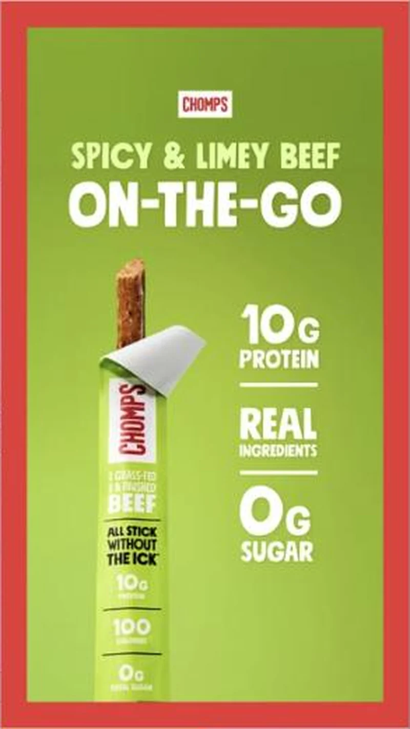 SPICY & LIMEY BEEF ON-THE-GO, lime green panel