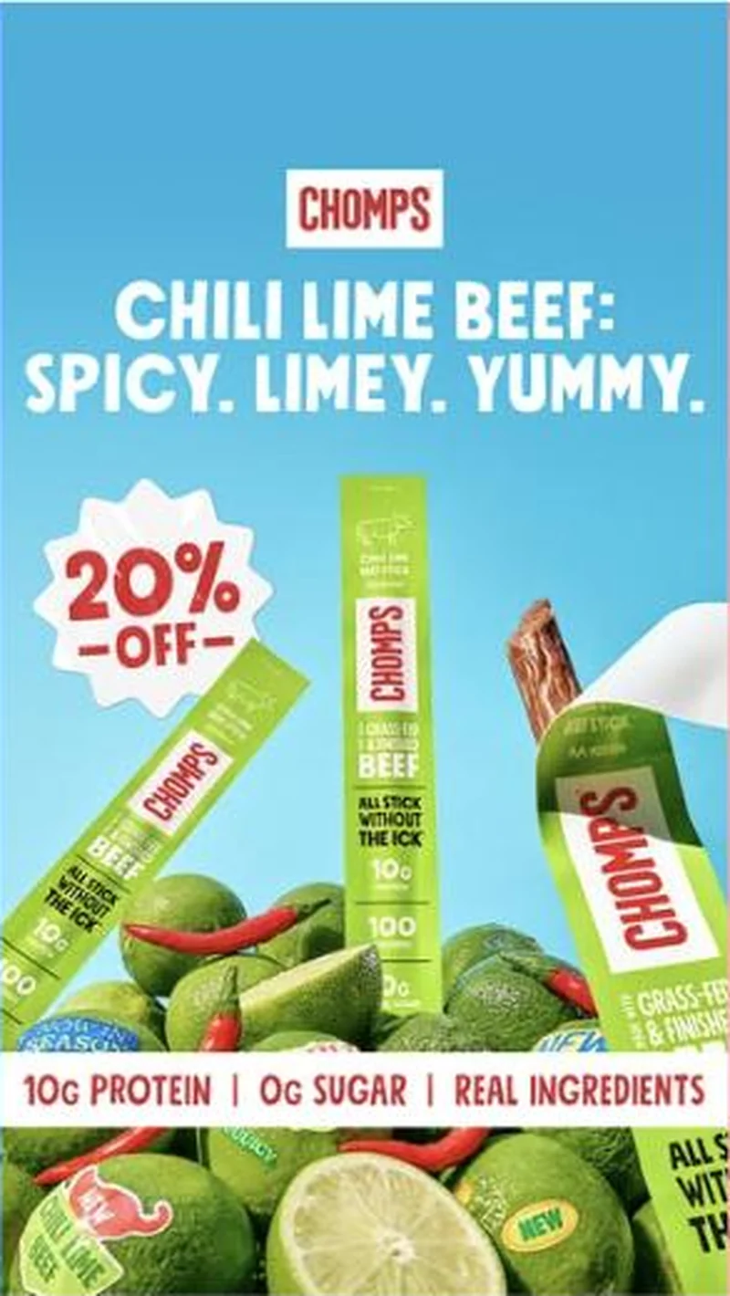 CHILI LIME BEEF: SPICY. LIMEY. YUMMY., dedicated offer page