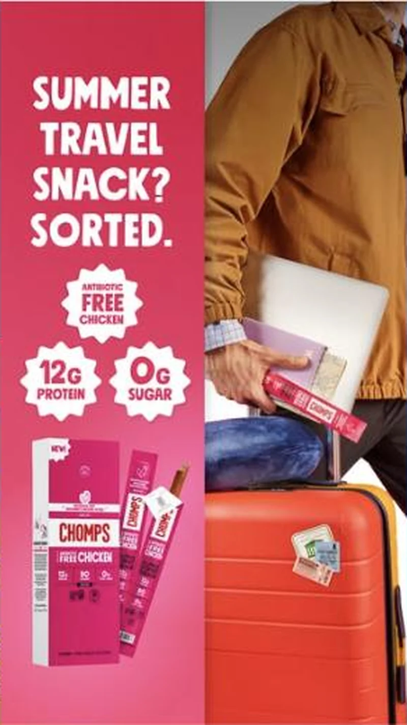 Summer flight: SUMMER TRAVEL SNACK? SORTED., split frame, travel