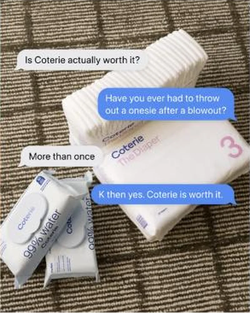 Fake iMessage thread: Is Coterie actually worth it?