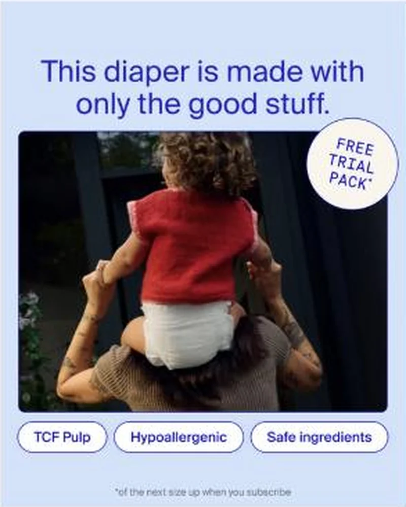 Ingredient pills: This diaper is made with only the good stuff.