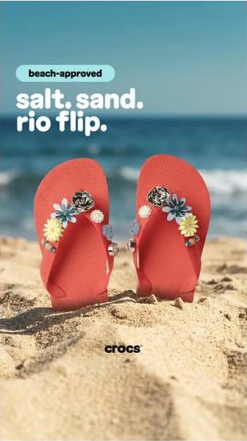 Crocs ad creative