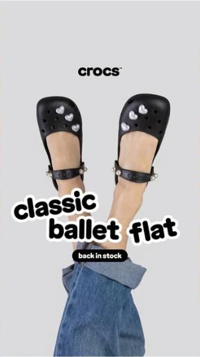 classic ballet flat, back in stock