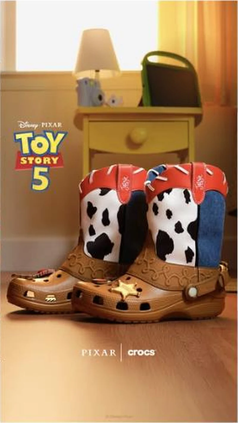 Disney and Pixar Toy Story 5, Woody boot clog