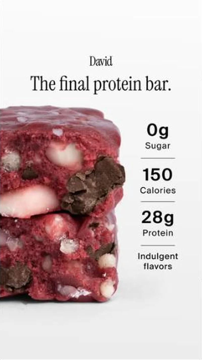 The final protein bar, food macro with stat stack