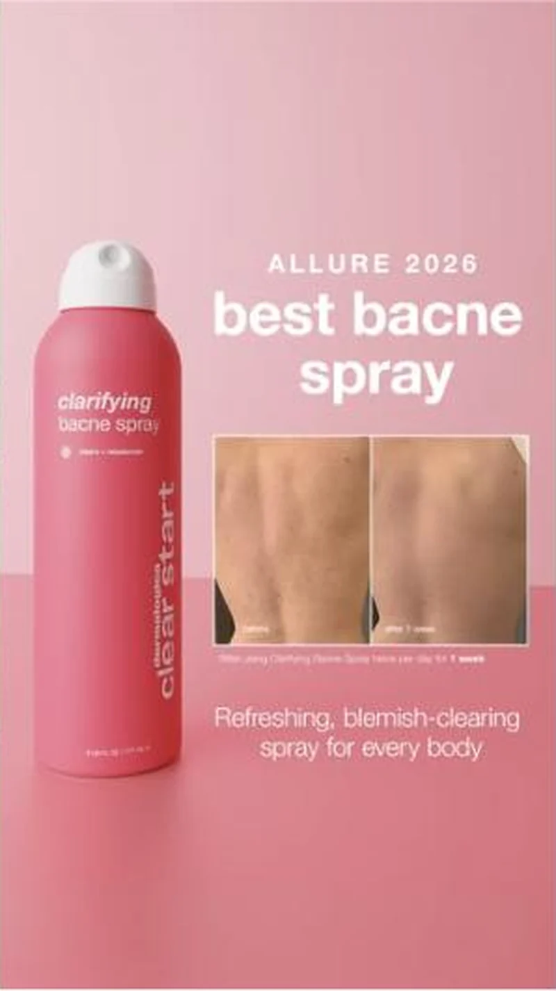 Allure 2026 best bacne spray award, back before and after