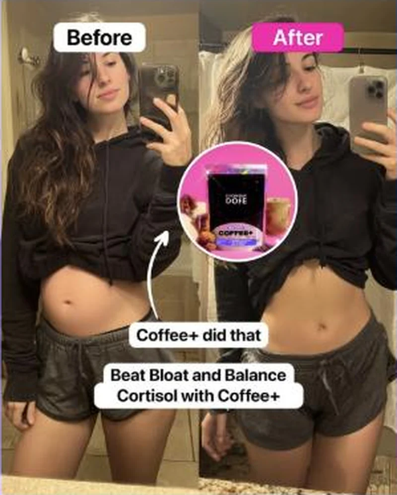 UGC split mirror selfie, Coffee+ did that