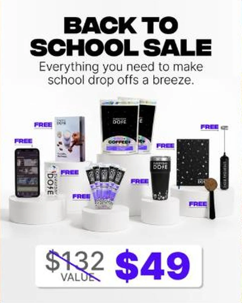 Back to School, white studio podium bundle