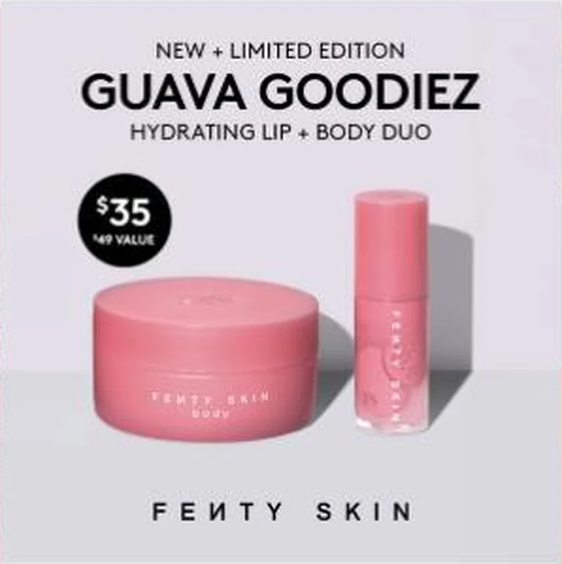 Guava Goodiez duo, packshot with $35 / $49 VALUE roundel