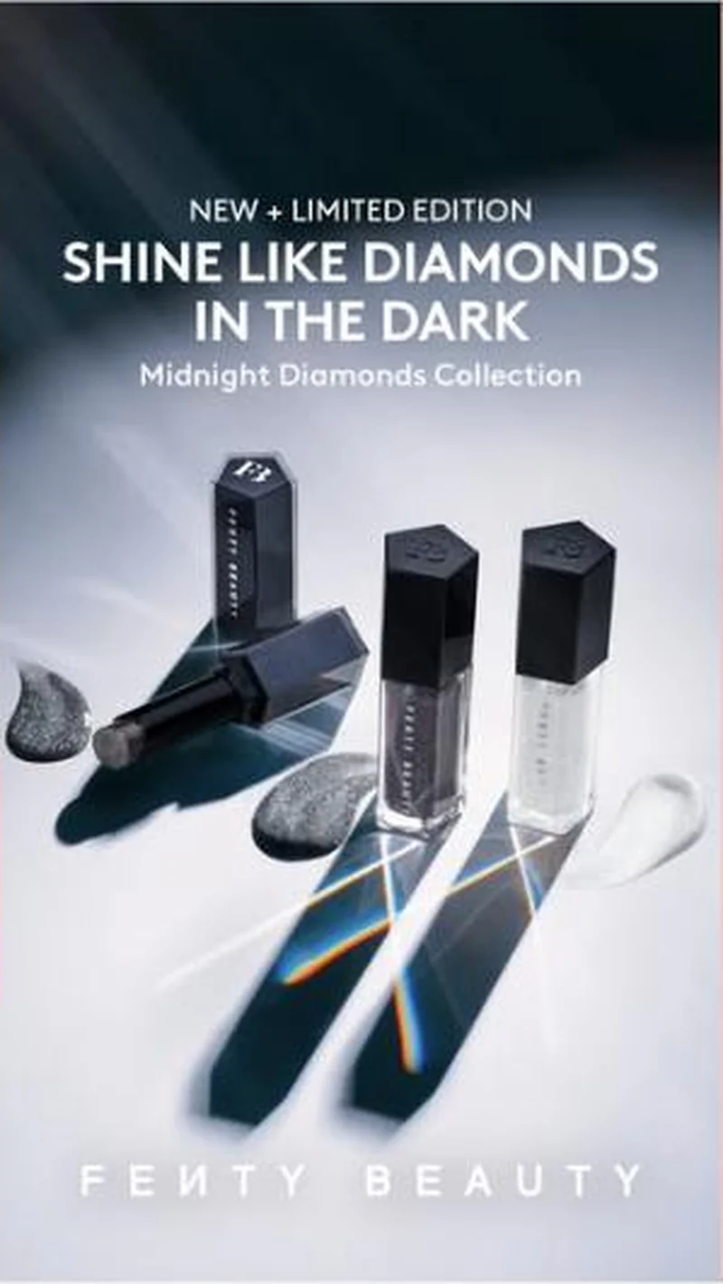 Midnight Diamonds, vertical Caviar Crystalz wands