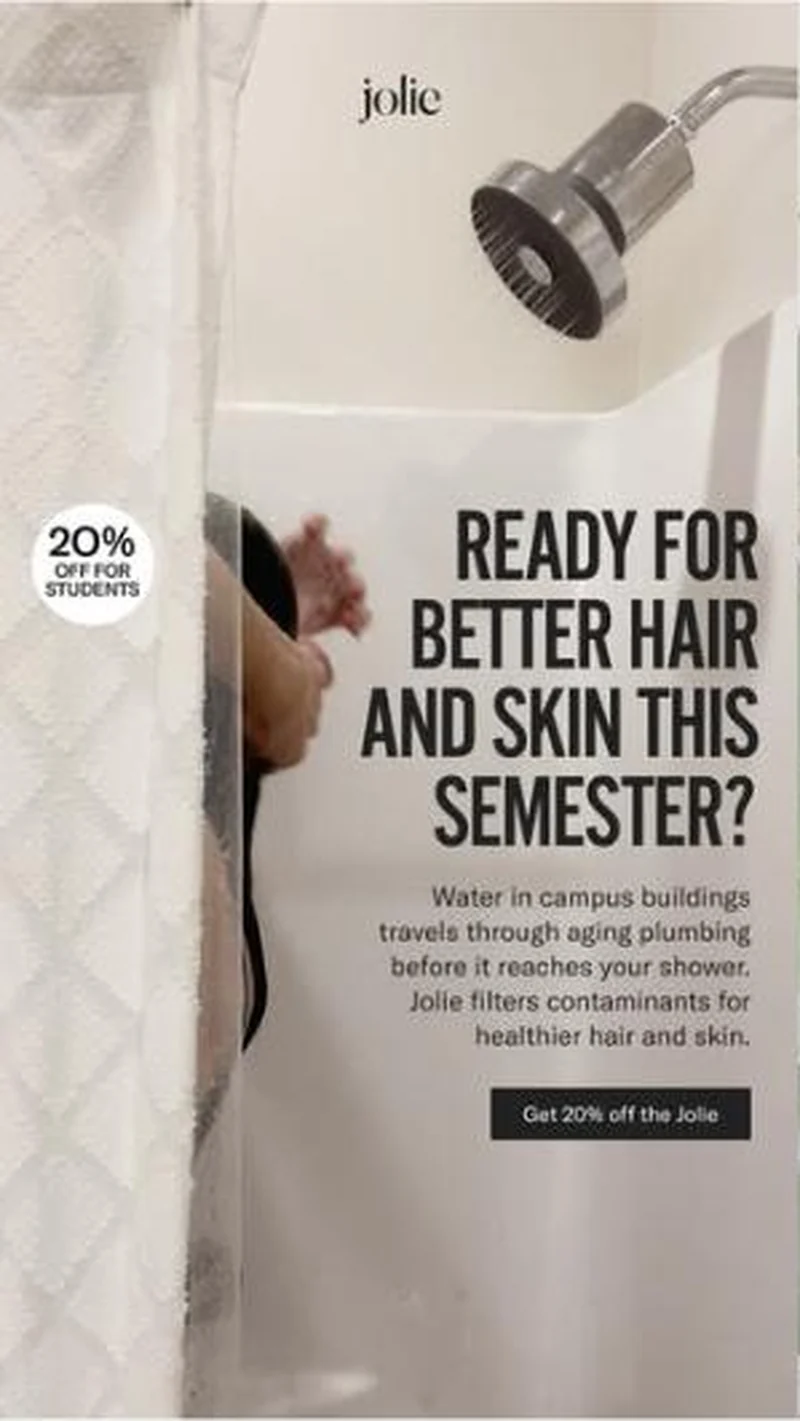 Ready for better hair and skin this semester, waffle curtain