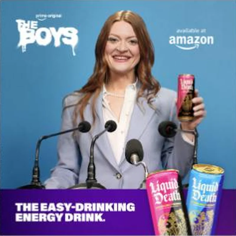 The Boys on Prime Video tie-in, Ashley at the press podium, routes to the shortener