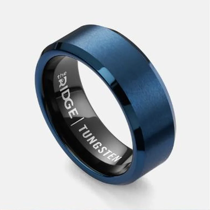 Alpine Navy ring, finish still