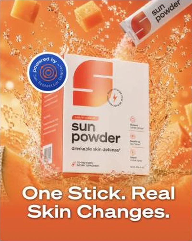 Sun Powder ad creative