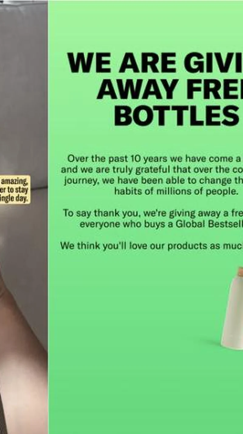 Waterdrop ad creative