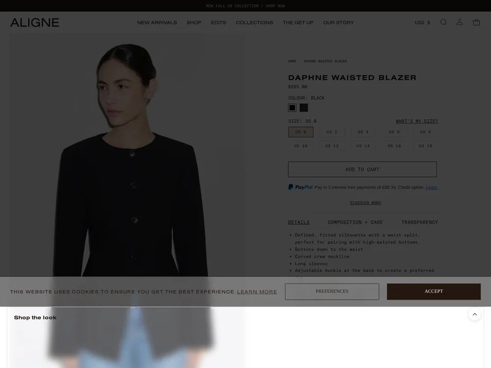 ALIGNE landing page