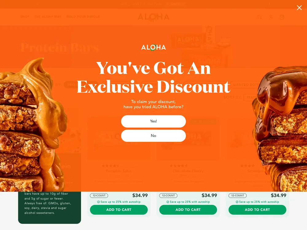 ALOHA landing page