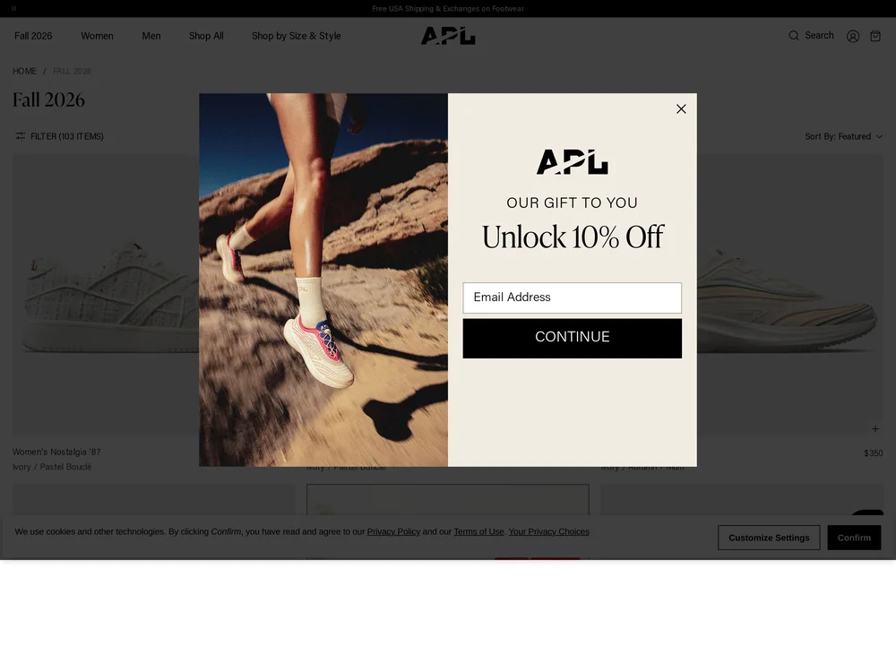 APL landing page
