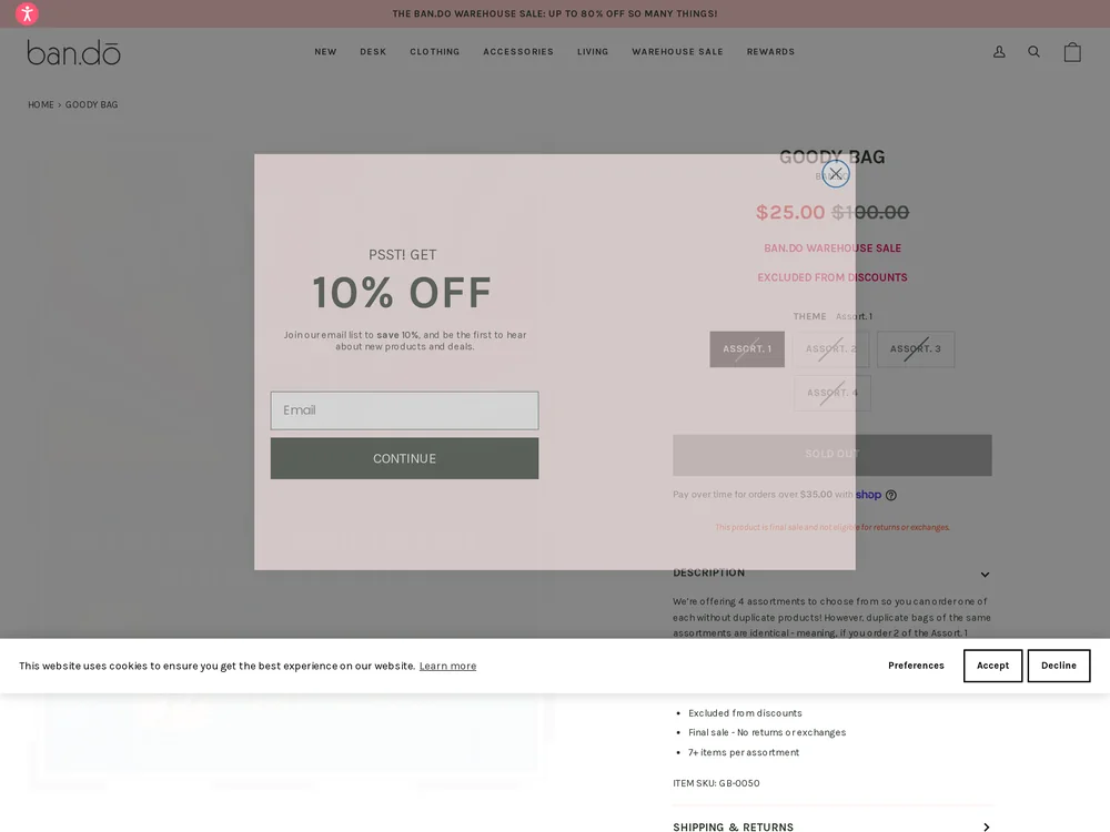 ban.do landing page