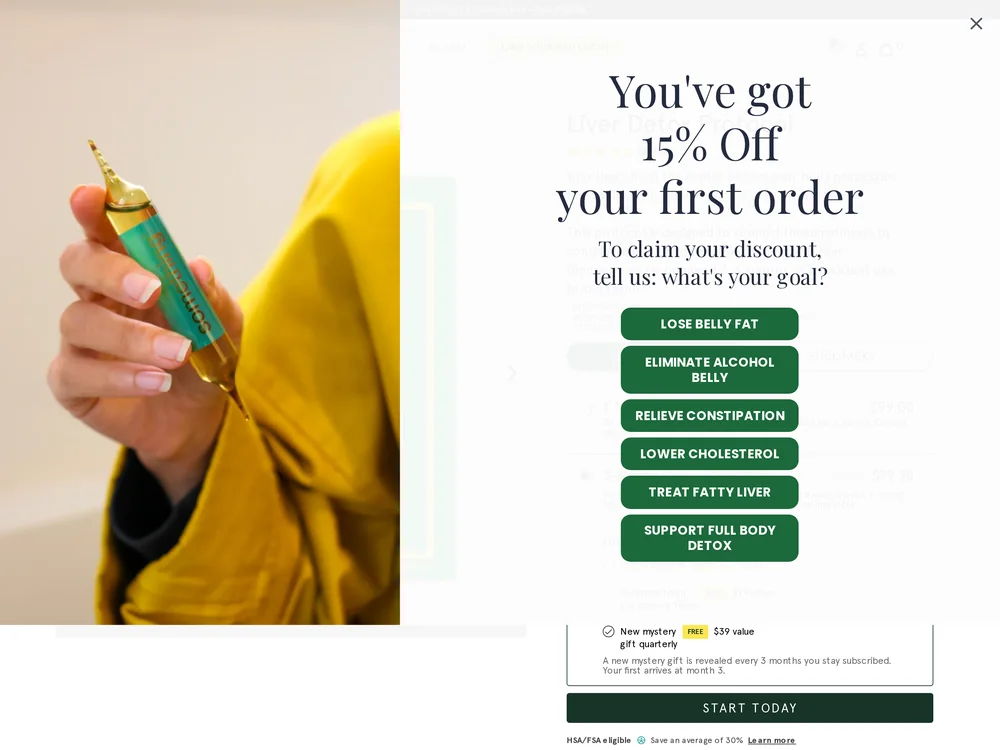 Biocol Labs landing page
