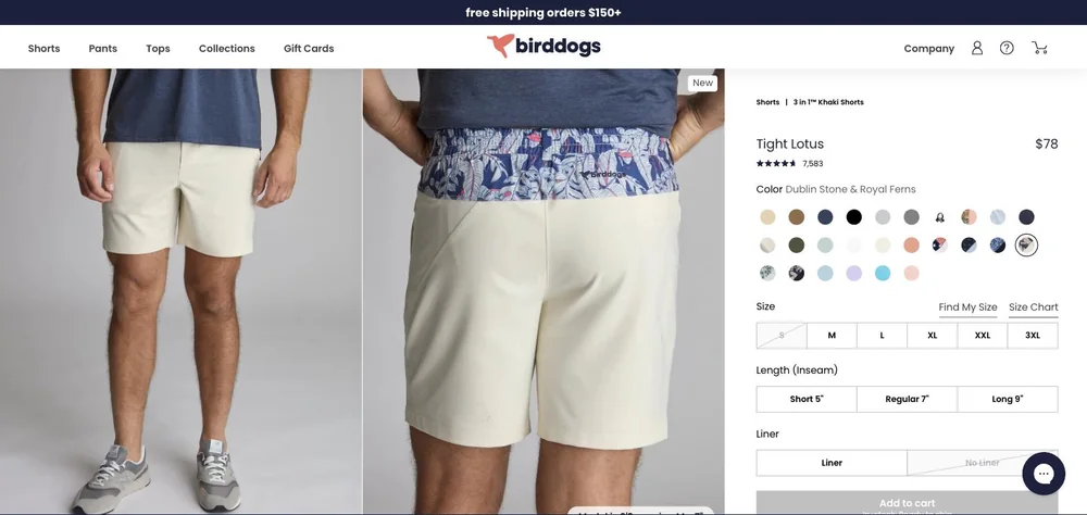 Birddogs landing page