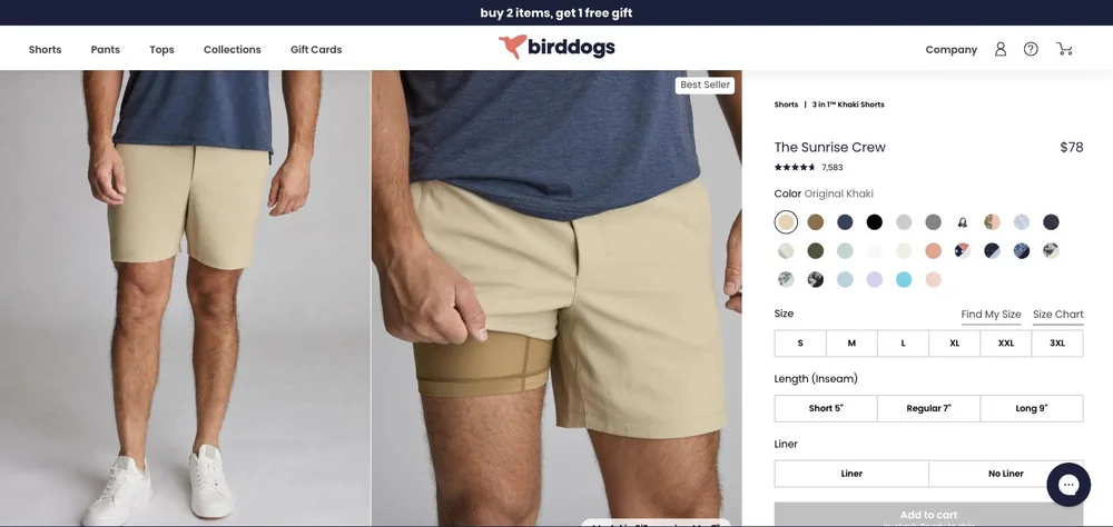 Birddogs landing page