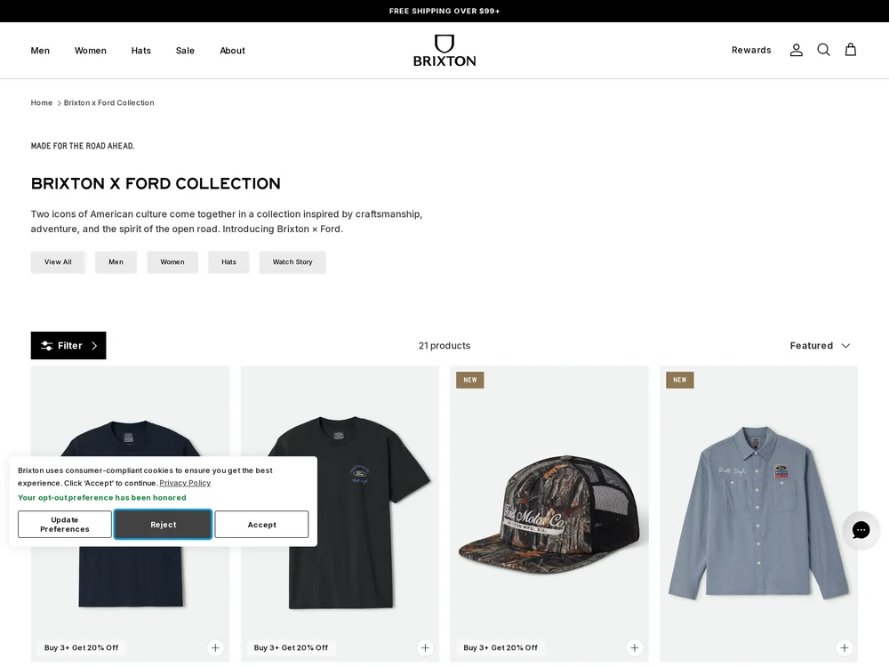 Brixton landing page
