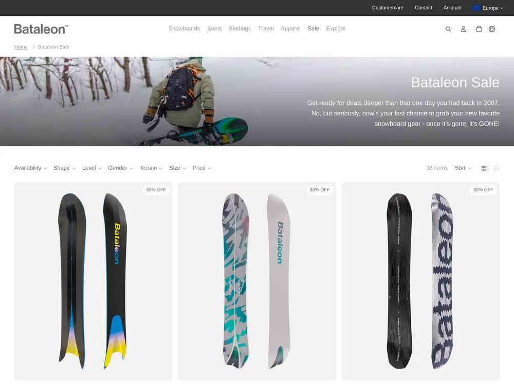 Bataleon landing page