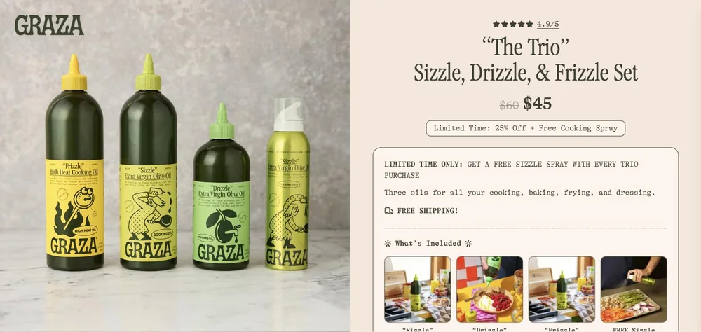 The Trio, shop subdomain