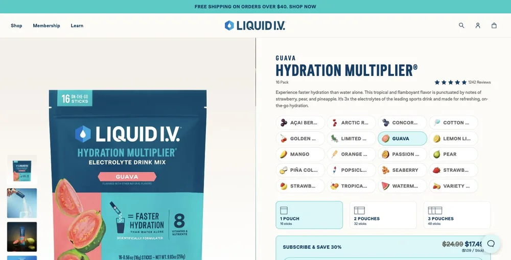 One-time purchase, shop subdomain