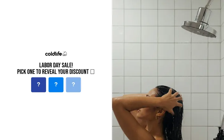coldlife welcome popup, September 2026