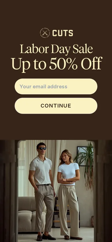 Cuts welcome popup, mobile, September 2026