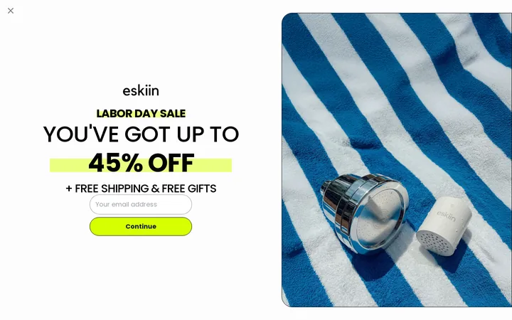 Eskiin popup, step two