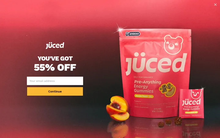 Jüced popup, step two