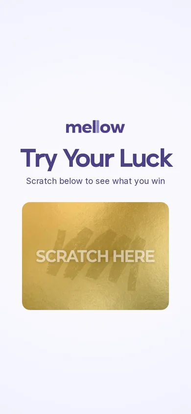 Mellow Sleep welcome popup, mobile, September 2026