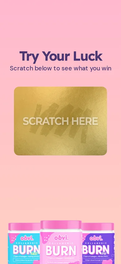 Obvi welcome popup, mobile, September 2026